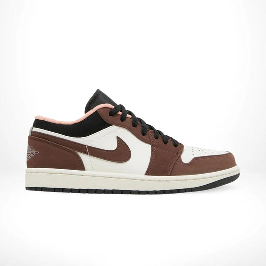 Air Jordan 1 Low Brown Pink Interior Suede Mix