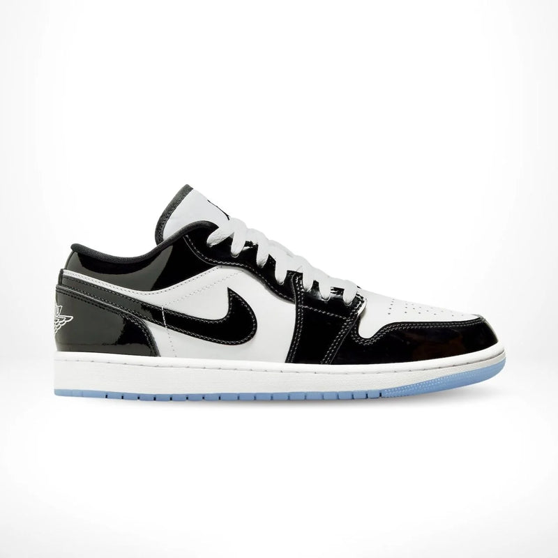 Air Jordan 1 Low Black White Patent Leather