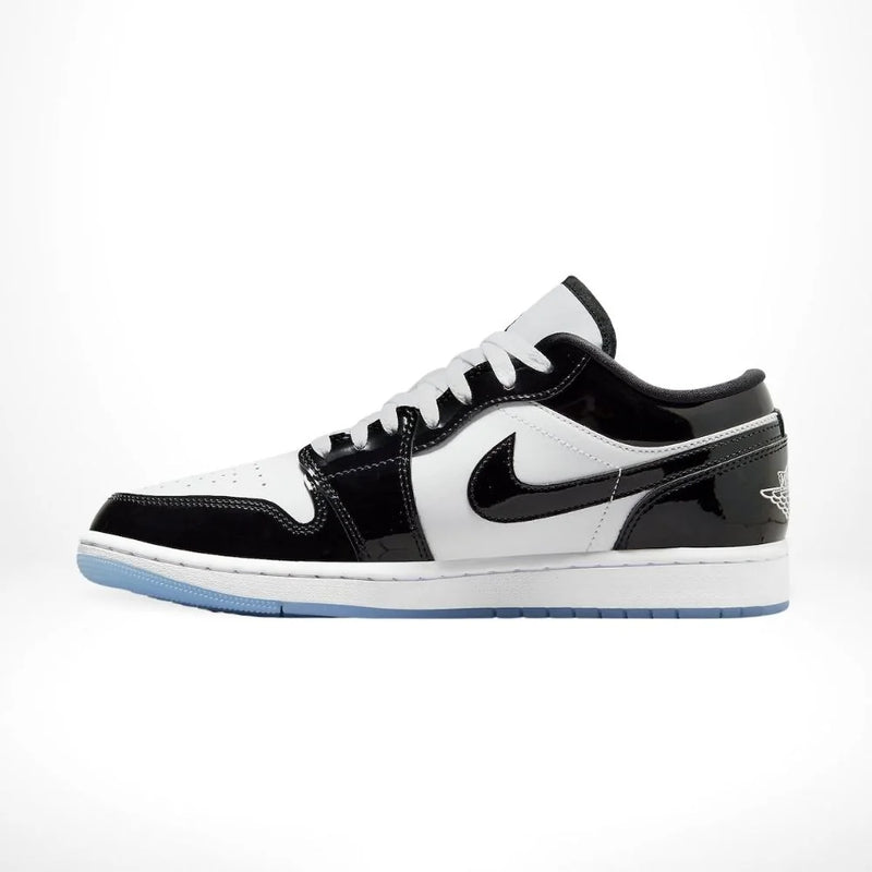 Air Jordan 1 Low Black White Patent Leather