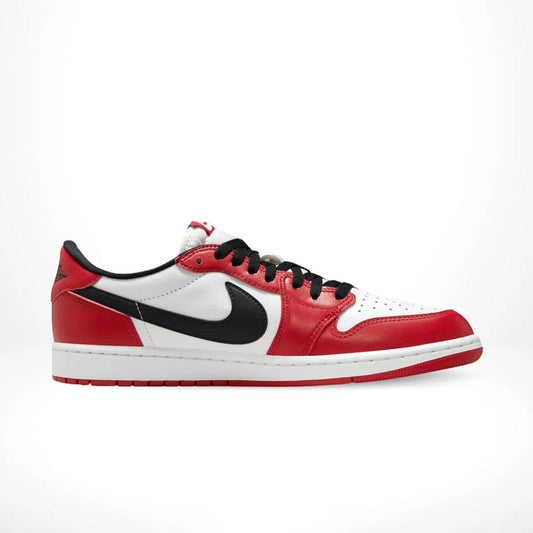 Air Jordan 1 Low OG White Red Black Leather